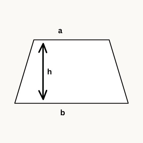 trapezoid image for square footage calculator